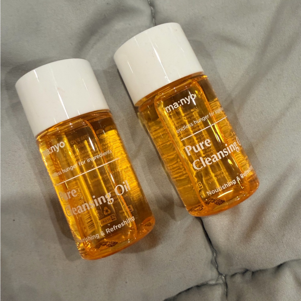Bundle 2 manyo Pure Cleansing Oil Korean Facial Cleanser Travel Size 1.8oz. each